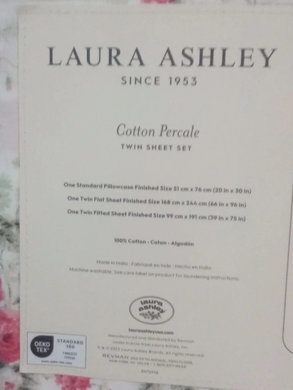 Laura Ashley pink floral